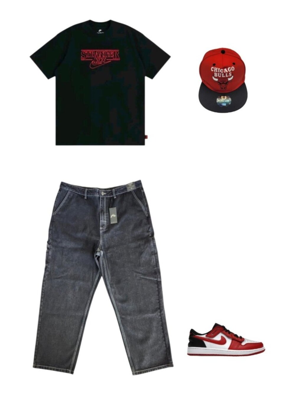 Nike-Rusty-UltraGame-Jordan Streetwear Outfit Bundle